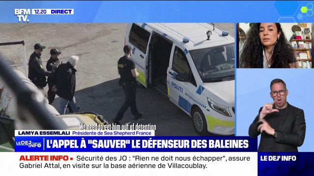 Lamya Essemlali, présidente de Sea Shepherd France, estime que l'arrestation de Paul Watson est un guet-apens