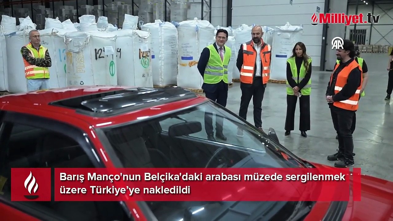 Barış Manço'nun Belçika'daki arabası Türkiye yolunda! Başkonsolosla uğurlandı