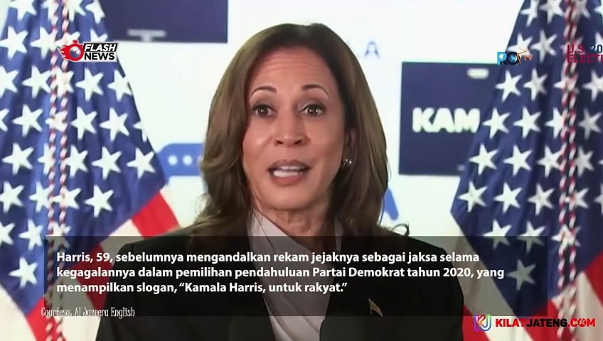 Kamala Harris Langsung Menyerang Donald Trump Begitu Gantikan Biden Sebagai Capres Amerika