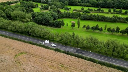 Drone footage shows aftermath of horror crash on A61 near Wakefield and Barnsley