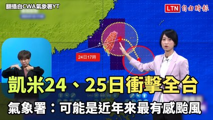 凱米颱風即將侵襲台灣：可能成近年最強颱風！🌪️