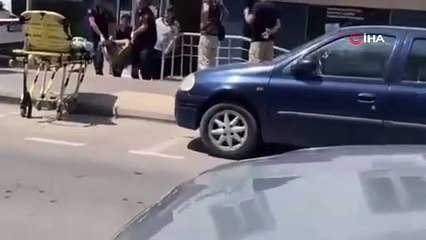 Polis tam zamanında yetişti, eli bıçaklı eş vuruldu