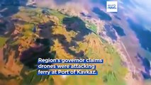 Russia claims it has destroyed dozens of Ukrainian drones in Crimea