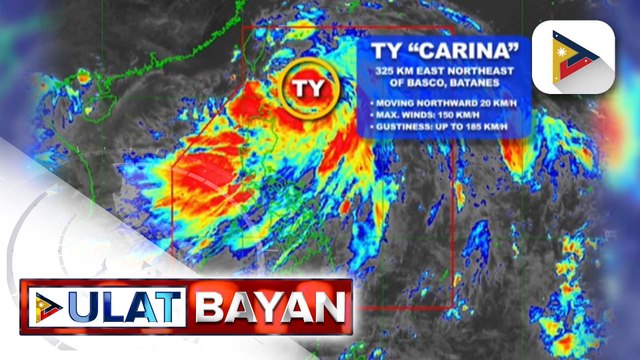Bagyong #CarinaPH, inaasahang lumabas sa PAR sa Miyerkoles
