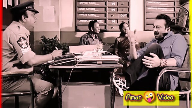 संजय दत्त ने लिखवाई रिपोर्ट।। संजय दत्त ने लूटा।। Sanjay dutt ne police ko luta full majedar comedy