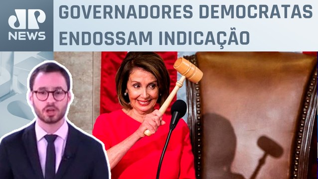 Nancy Pelosi anuncia apoio para candidatura de Kamala Harris à Presidência dos EUA; Neitzke comenta