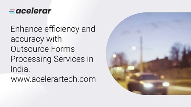 Streamline Your Business with Outsource Forms Processing Services in India