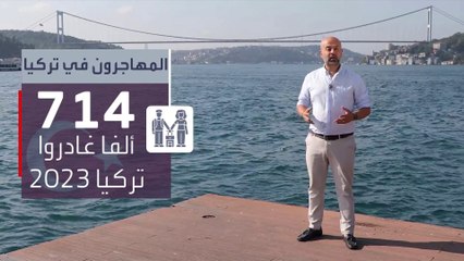 عدد المهاجرين إلى تركيا ينخفض بنحو 35٪