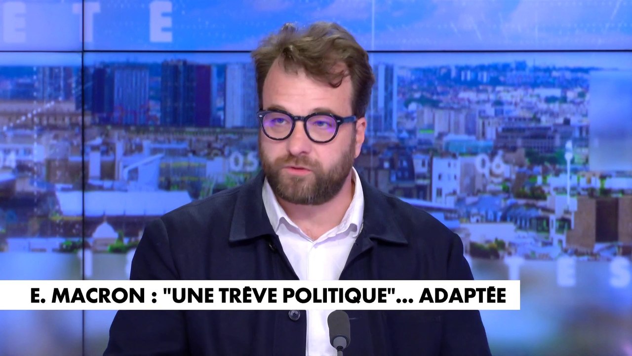 Jean-Baptiste Soufron : «En proposant cette trêve, Emmanuel Macron fait un aveu de faiblesse terrible, parce qu’une trêve cela veut bien dire que l’on est dans une guerre politique»