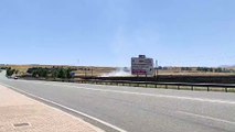 Incendio en la carretera de Sonsoles
