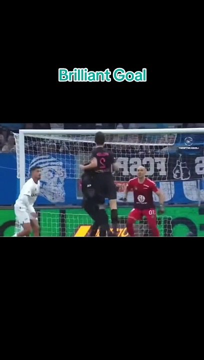 Brilliant goal in soccer