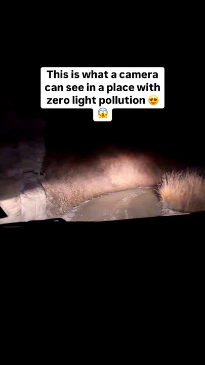 This is what sky look without light polution place.