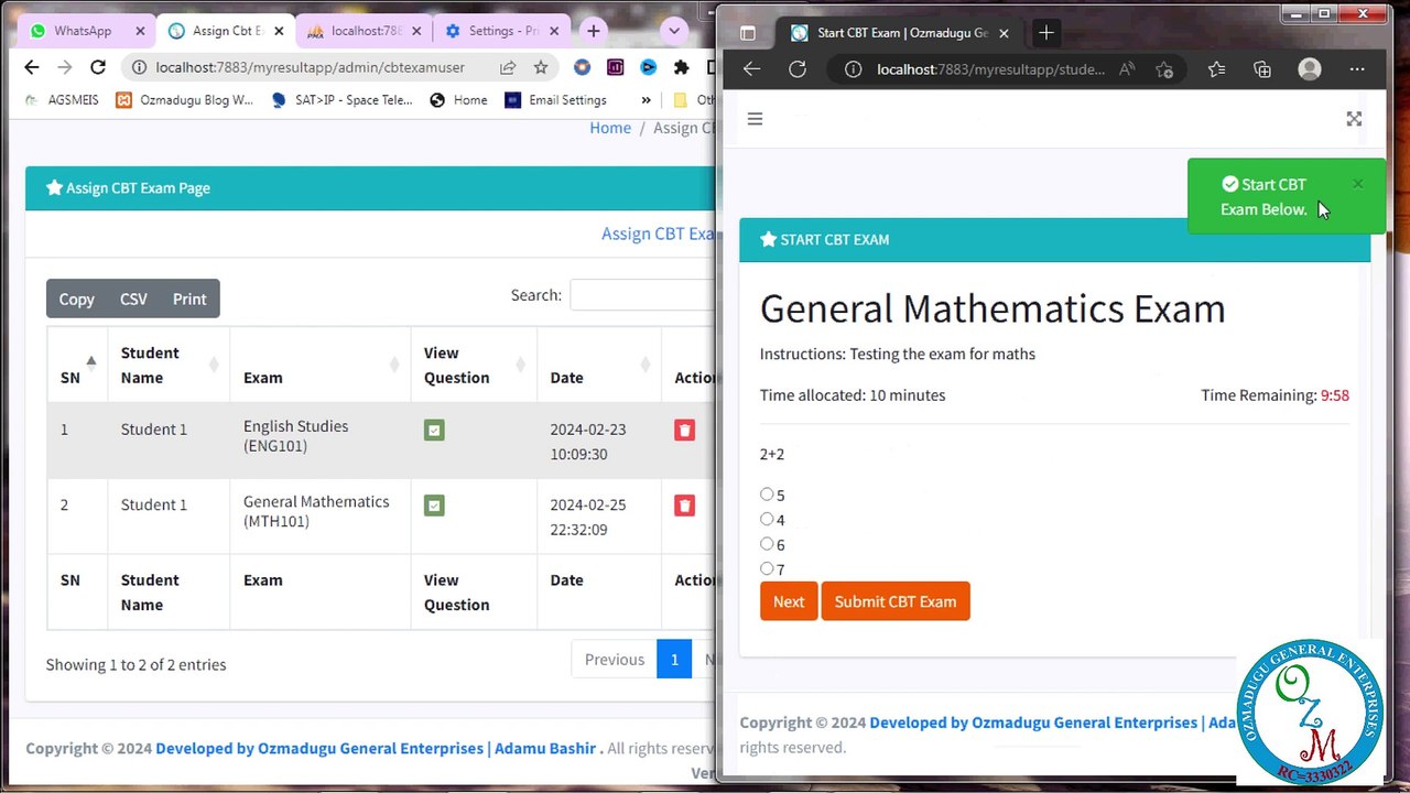 cbt for scool,management system