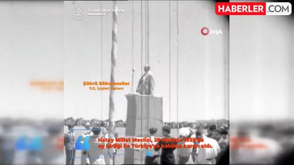 Kültür ve Turizm Bakanı Ersoy, Hatay'ın ana vatana katılışının 85'inci yıl dönümünü kutladı