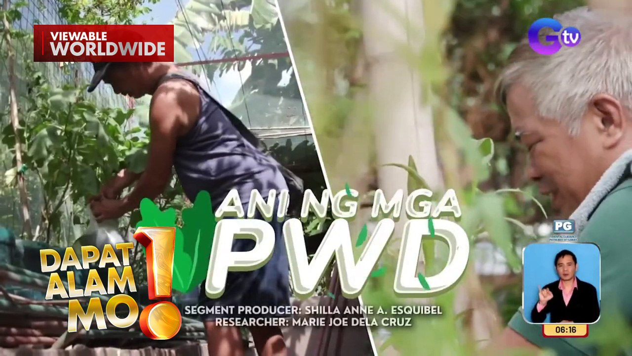 Grupo ng persons with disability, ginawang taniman ang dating bakanteng lote | Dapat Alam Mo!