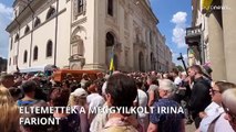 Ezrek vettek részt a Lvivben meggyilkolt volt ukrán képviselő temetésén