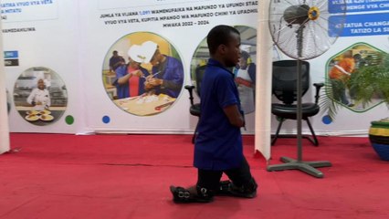 The Tanzanian tailor defying all odds despite his disability