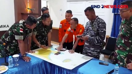 Tim SAR Terjunkan Helikopter Super Puma dan KRI Teluk Lada Dalam Pencarian Kapal LCT CITA XX