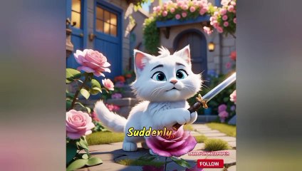 The brave knight of the cat kingdom