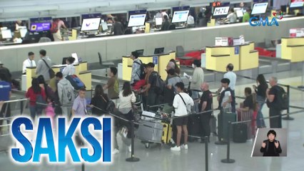 MIAA sa mga pasahero: I-check muna ang flight status bago pumuntang airport | Saksi