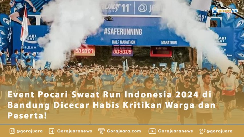 Event Pocari Sweat Run Indonesia 2024 di Bandung Dicecar Habis Kritikan Warga dan Peserta!