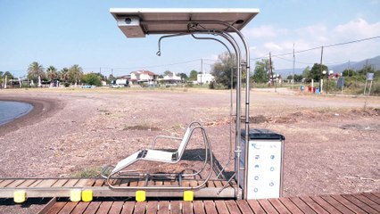 Ειδική ράμπα κολύμβησης για ΑΜΕΑ τοποθετήθηκε στις Ράχες Φθιώτιδας