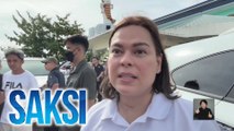 VP Sara Duterte, kinumpirma na inalis ang kanyang police at security group | Saksi