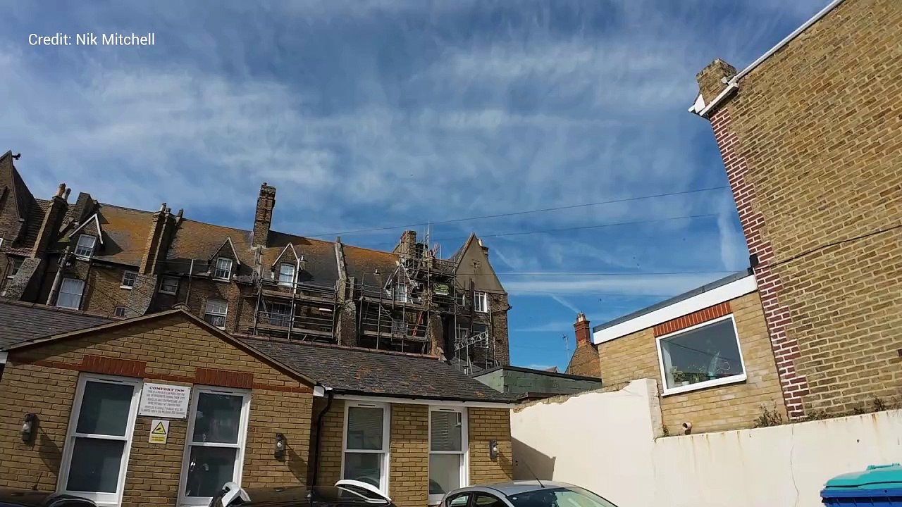 Scaffolding realigned amid concern over Swift nests
