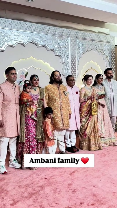 Ambani Family    #AnantRadhikaCelebration #ARWeddingCelebrations #AnantRadhikaWedding #anantandradhika #anantambaniwedding #anantwedsradhika #AnantRadhika #radhikamerchant #anantambaniradhikamerchantwedding #AnantRadhikaWedding #AnantRadhikaPreWedding #