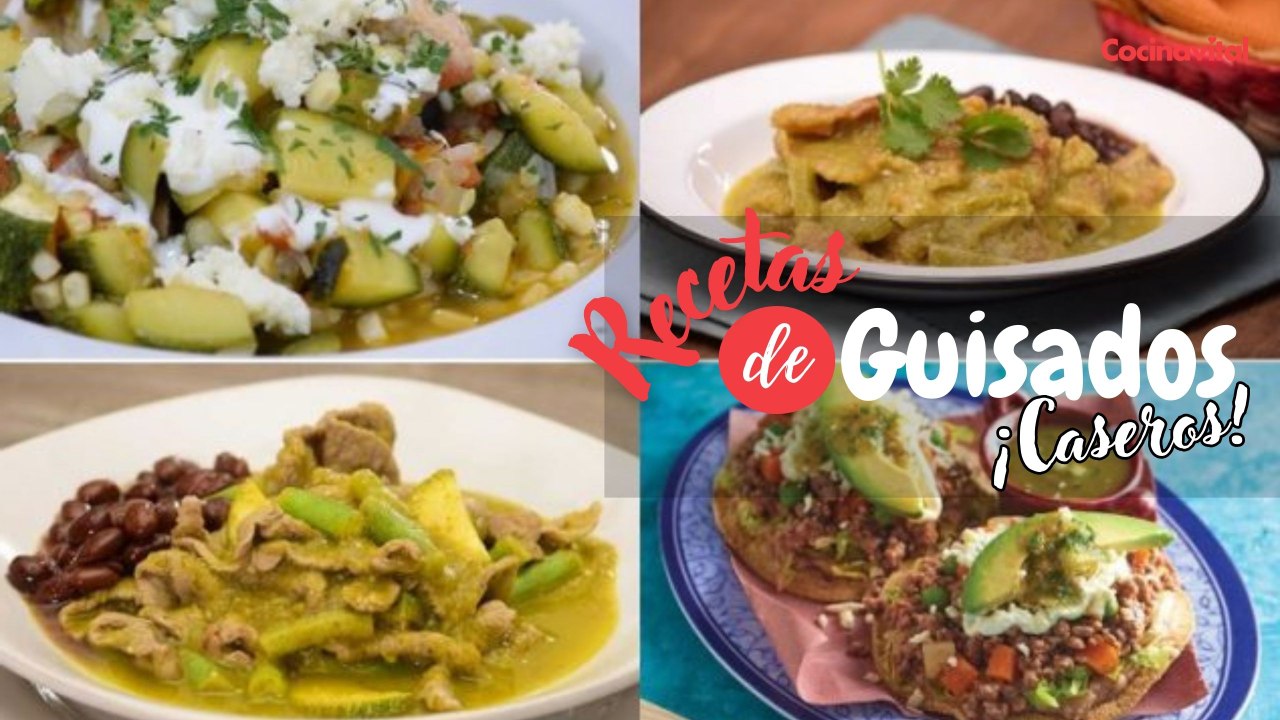 4 recetas de comidas caseras, fáciles y rápidas