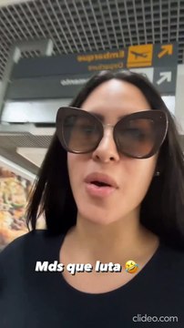 Perrengue chique! Isabelle Nogueira confunde malas no aeroporto e comenta ocorrido: “Luta”