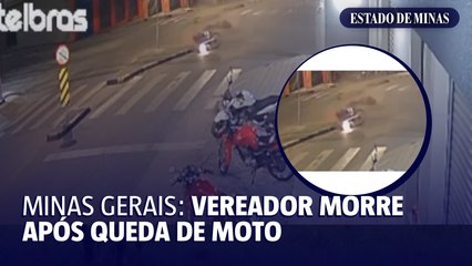 Minas Gerais: Vereador morre após queda de moto