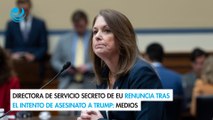 Directora de Servicio Secreto de EU renuncia tras el intento de asesinato a Trump: medios