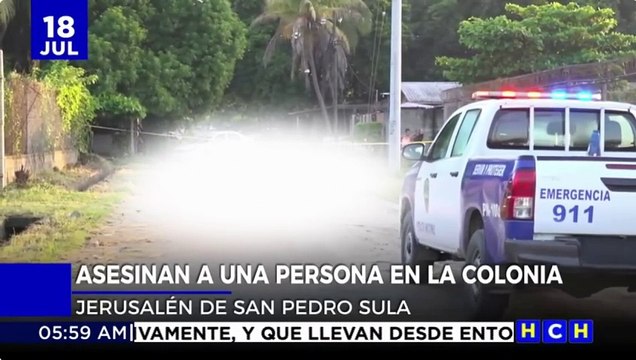 ¡A machete limpio! Con saña matan a hombre en colonia Jerusalén, SPS (Corregido)