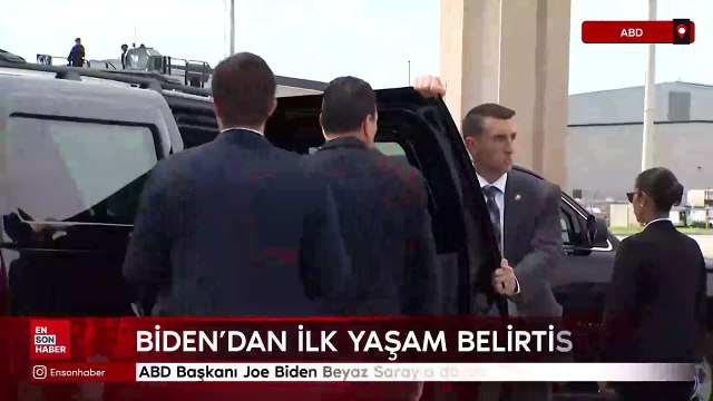 ABD Başkanı Joe Biden Beyaz Saray’a döndü