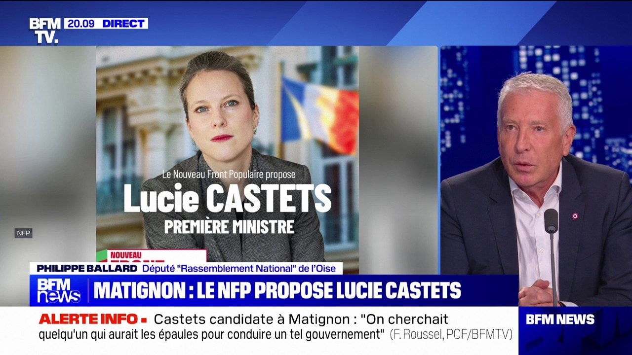 Lucie Castets, candidate du NFP à Matignon: 