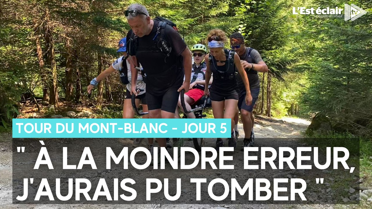 Enzo et sa bande font le tour du Mont-Blanc,  jour 5  : " À la moindre erreur, j'aurais pu tomber "