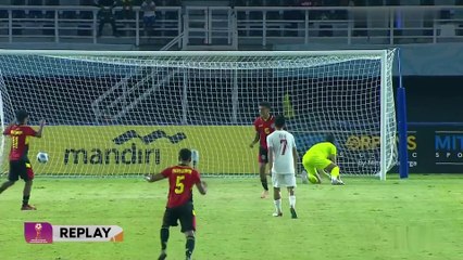 Cuplikan pertandingan Indonesia vs Timor Leste - Asean Boys Championship U19 2024