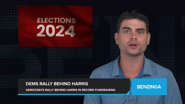 Democrats Rally Behind Kamala Harris as Vice President Sees Record-Breaking 24-Hour Fundraising