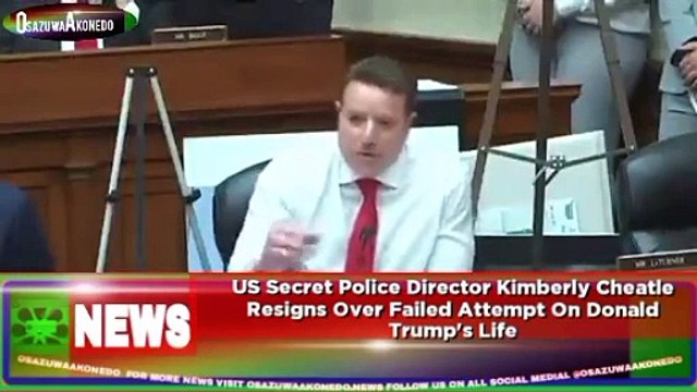 US Secret Police Director Kimberly Cheatle Resigns Over Failed Attempt On Donald Trump's Life ~ OsazuwaAkonedo
