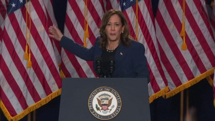 Armes à feu, avortement… Kamala Harris développe ses premiers thèmes de campagne