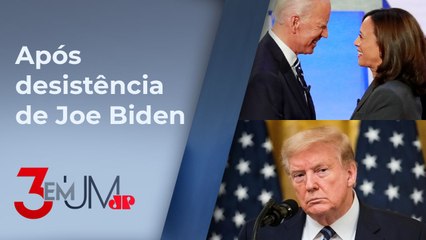 Eleições nos EUA: Kamala lidera com 44% e Trump 42%, segundo Reuters