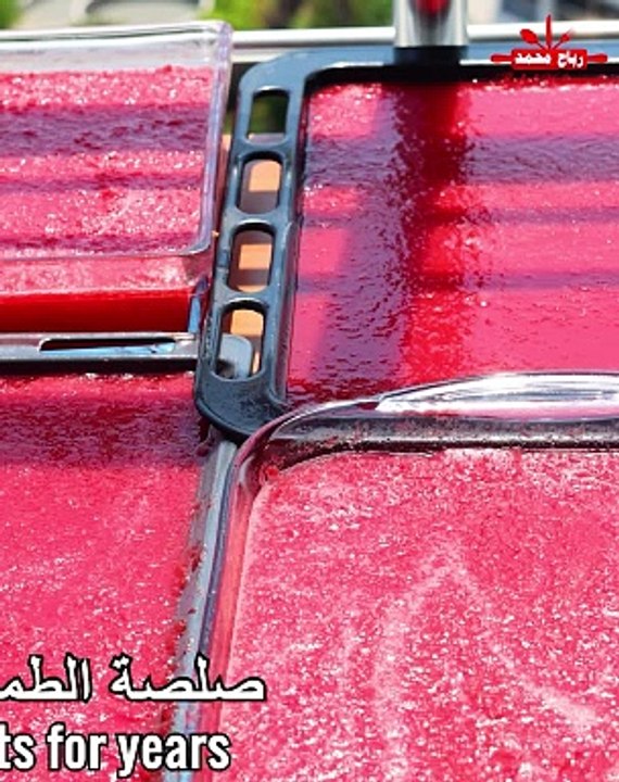 لاول مرة في حياتي أحضر اكبر كمية من صلصة الطماطم 100 كيلو تدوم لسنوات - دبس البندورة - معجون الطماطم