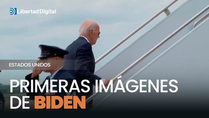 Primeras imágenes de Biden tras renunciar a la reelección