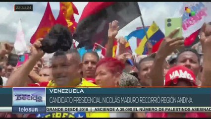 Candidato presidencial por el GPP Nicolás Maduro recorrió la Región Andina