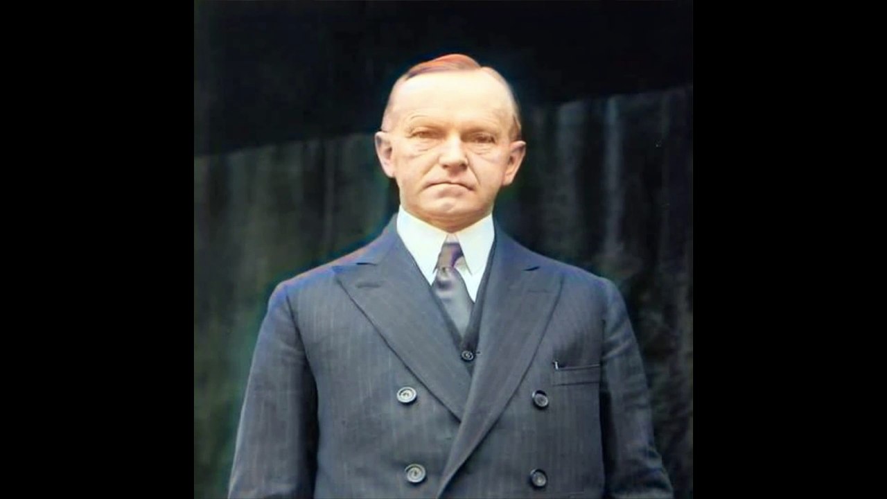Whoahhh!!! President Calvin Coolidge singing Coolidge's Fizzy Day