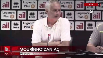 Mourinho Thun Stadı’nda düzenlenen basın toplantısında konuştu