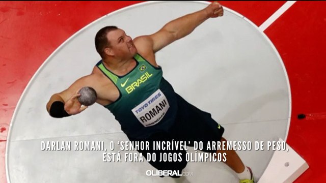 Darlan Romani, o ‘Senhor Incrível’ do arremesso de peso, está fora do Jogos Olímpicos