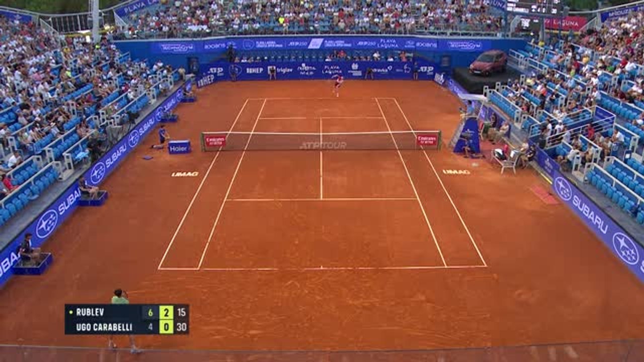 Umag - Rublev met fin à sa spirale négative