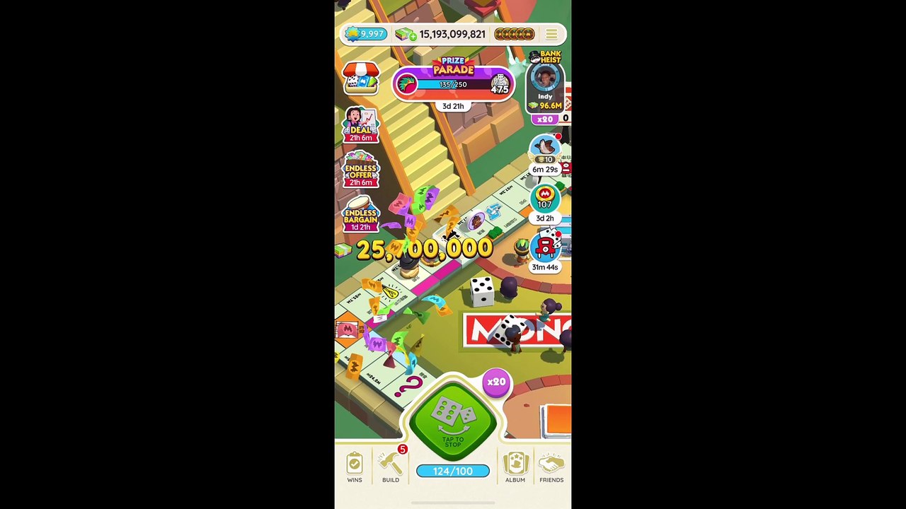 [Miniriceto]Game Play _ Monopoly Go! Day 334